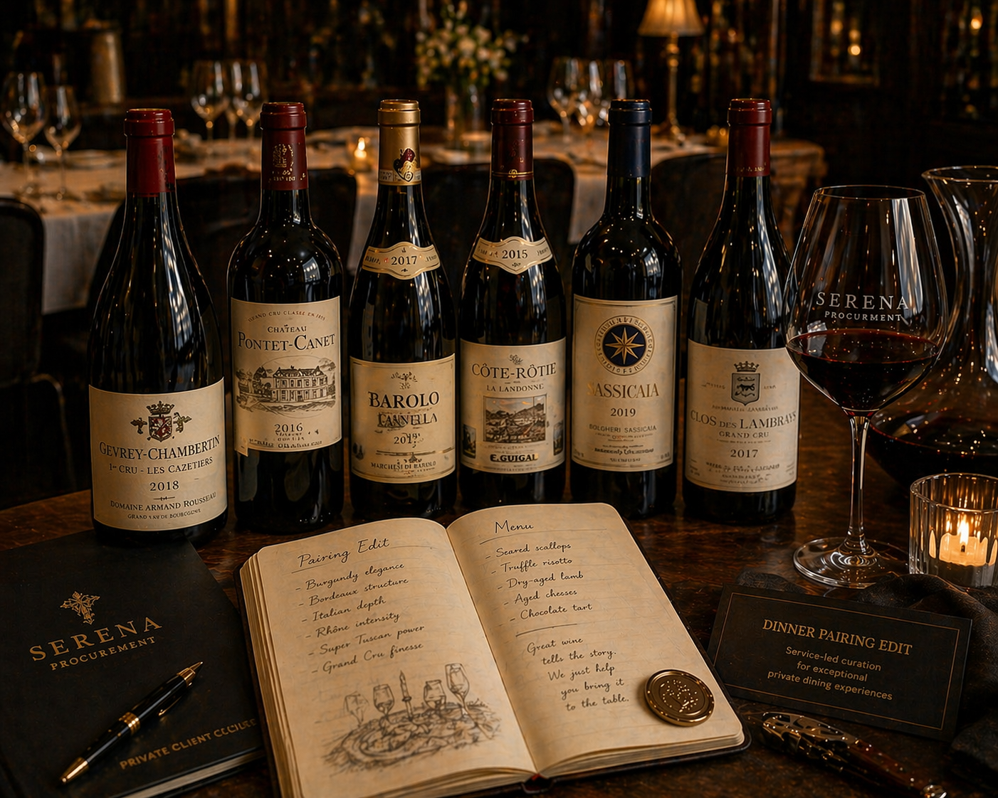 Dinner Pairing Edit
